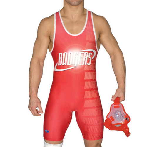 Cliff Keen S794325 Badgers Custom Team Sublimated Singlet by